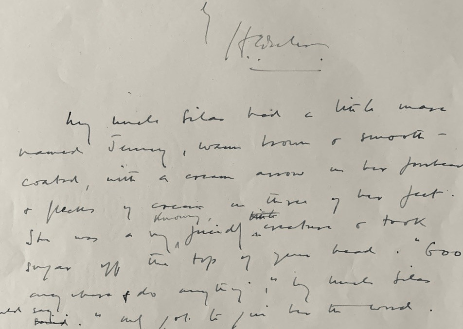 Handwrittten letter